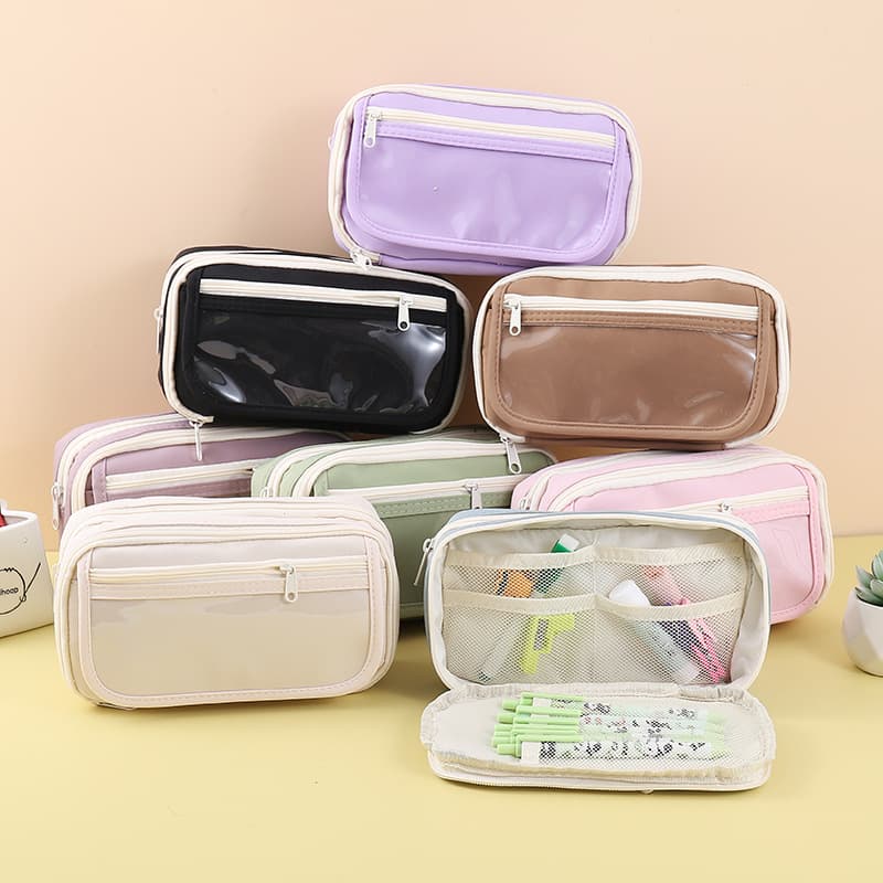 Nine-Layer Pencil Case for Boys and Girls, High-Capacity, Multi-Functional Stationery Box for Elementary and Middle School Students, Cartoon Pencil Case