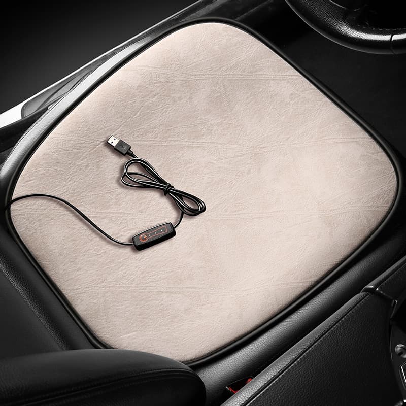 Single-Seat Small Square Car Heating Pad, Office Heating Cushion for Winter Use