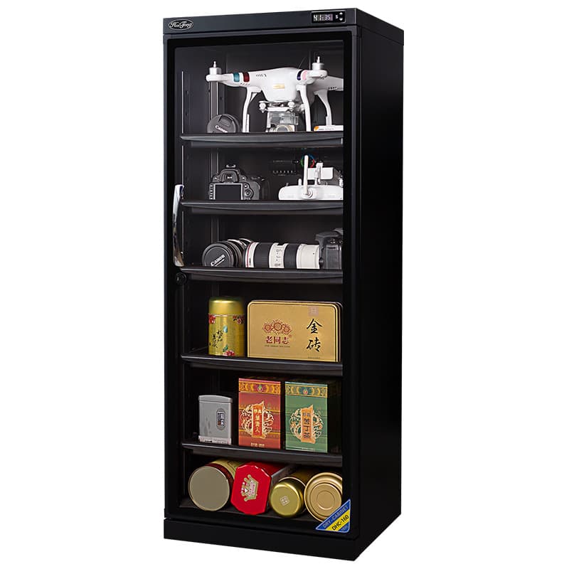 Huitong 160L Electronic Dehumidifier Dry Cabinet for Camera, DSLR Photography Equipment, Tea, Stamp Storage