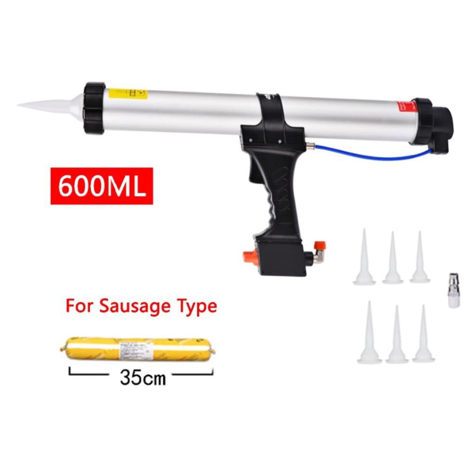 15-inch soft glue pneumatic adhesive applicator, air-powered caulking gun, pneumatic filler gun (air sealant gun)