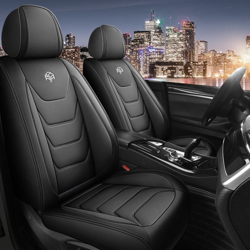 Full Leather Seat Cover Car Cushion All-Season Universal Seat Cover Cross-Border Car Seat Cover Car Cushion R Logo