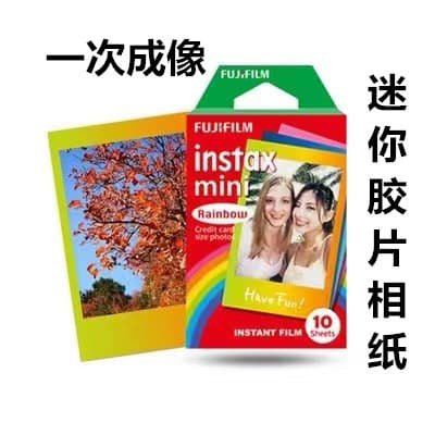 Fujifilm instax mini Instant Film Camera Paper Rainbow Mickey Friends Film