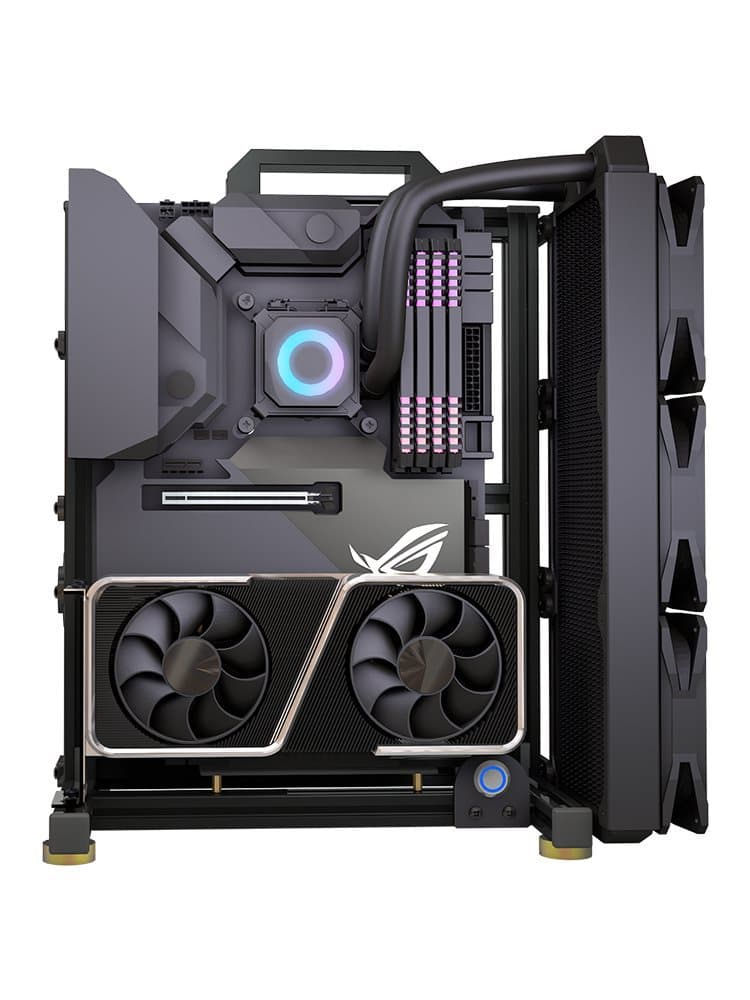 Open Frame MATX Computer Case Rack Aluminum ATX Creative ITX Desktop Case Mini Chassis