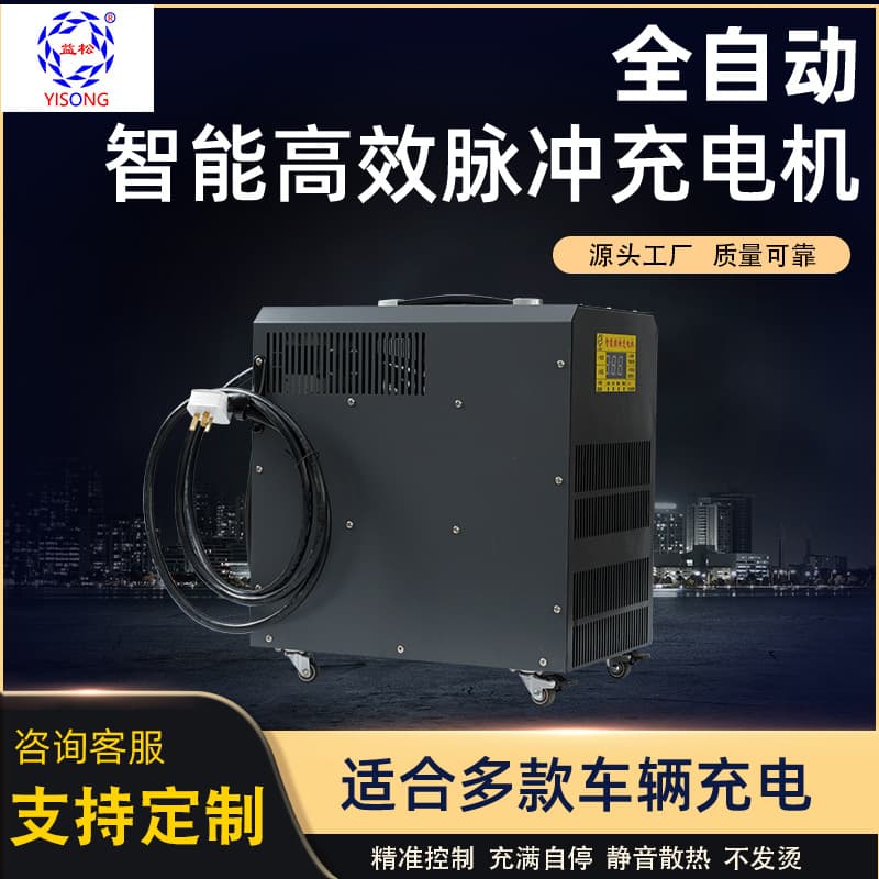 Fully Automatic Intelligent High-Efficiency Pulse Charger for Lithium/Aluminum-Acid Batteries, 48V-72V 100A-66A, Electric Vehicle Charger