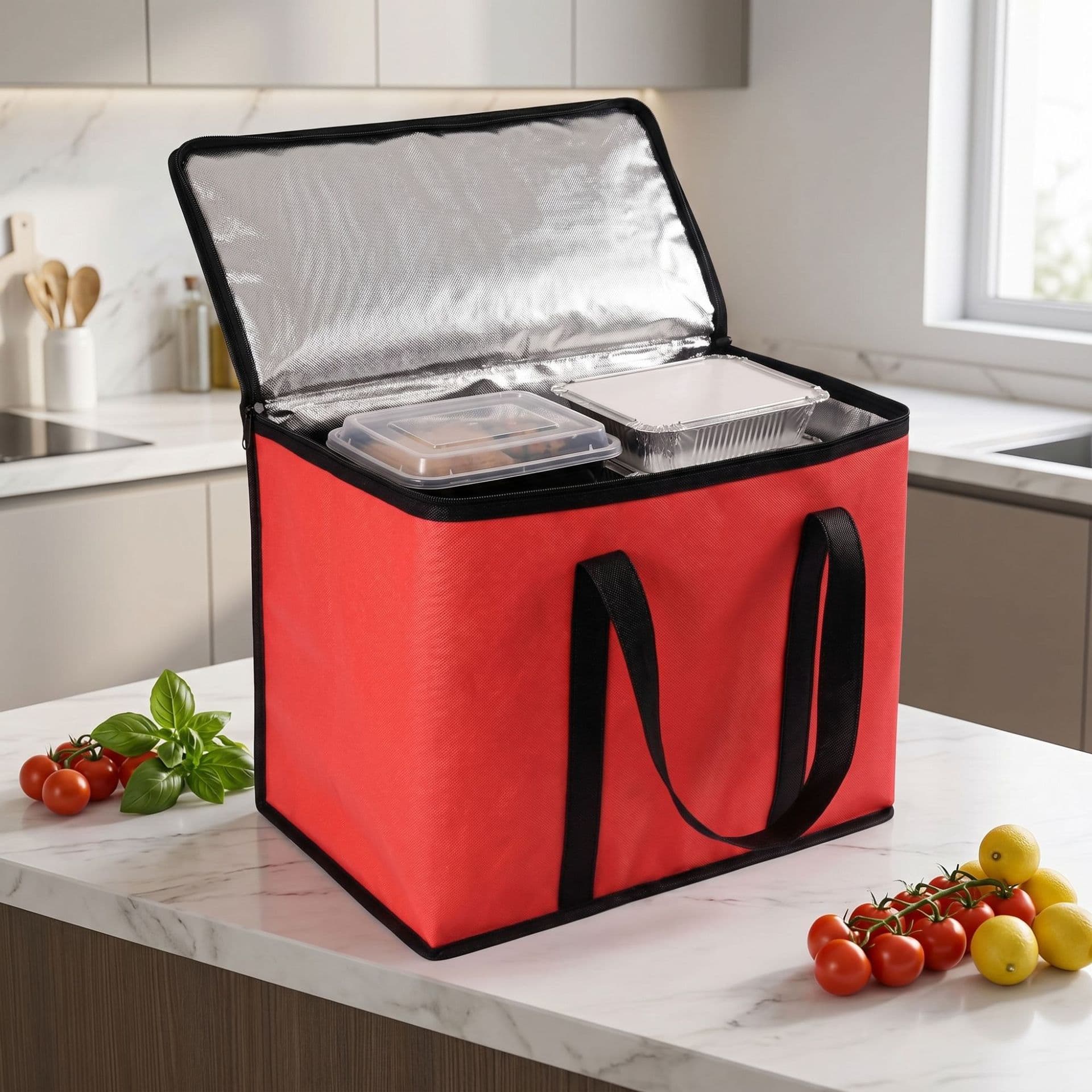 In-Stock Oxford Cloth Aluminum Foil Insulated Bag Takeout Milk Tea Non-Woven Insulated Bag Cake Ice Bag Fresh-Keeping Bag Customizable