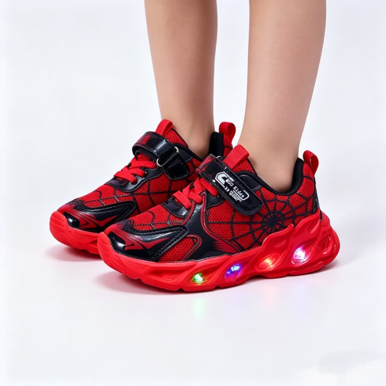 2025 New Model Light-Up Shoes for Boys, Kids' Lighted Shoes, Children's Sports Shoes, Running Shoes with Lights