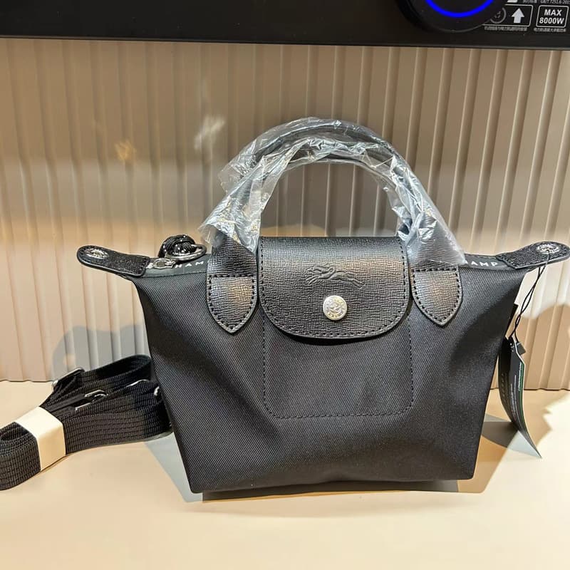 French Longchamp Energy Dumpling Bag, Unisex Casual Perforated Shoulder Crossbody Bag, Trendy and Versatile