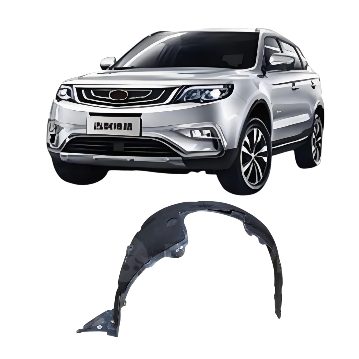 For 2016 Geely Boyue Atlas Rear Fender Liner 6070003700 5035007800