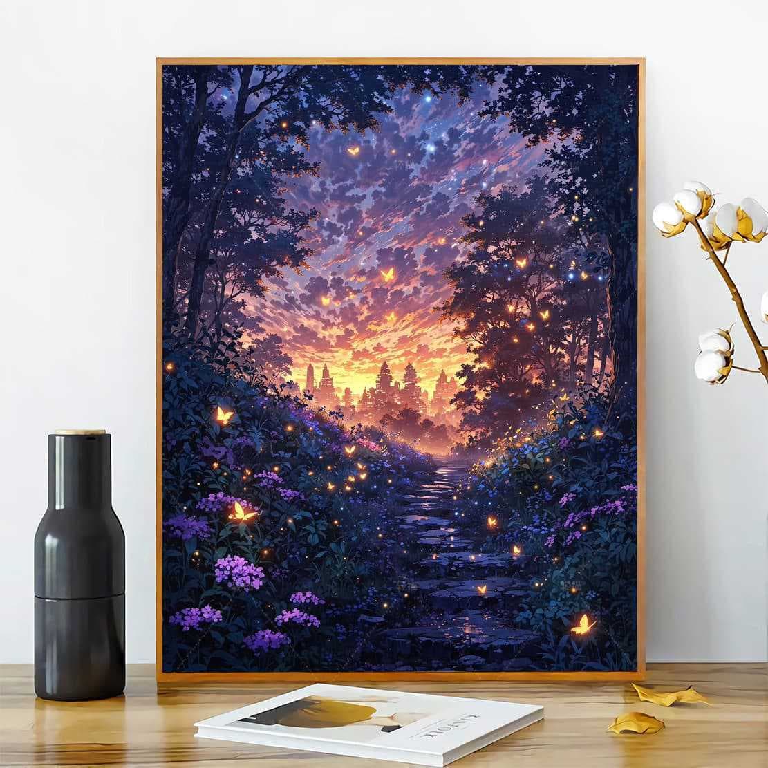 DIY Paint by Numbers Set, Therapeutic Coloring Art, High-Quality Acrylic Painting, Stress-Relieving, Perfect Birthday Gift