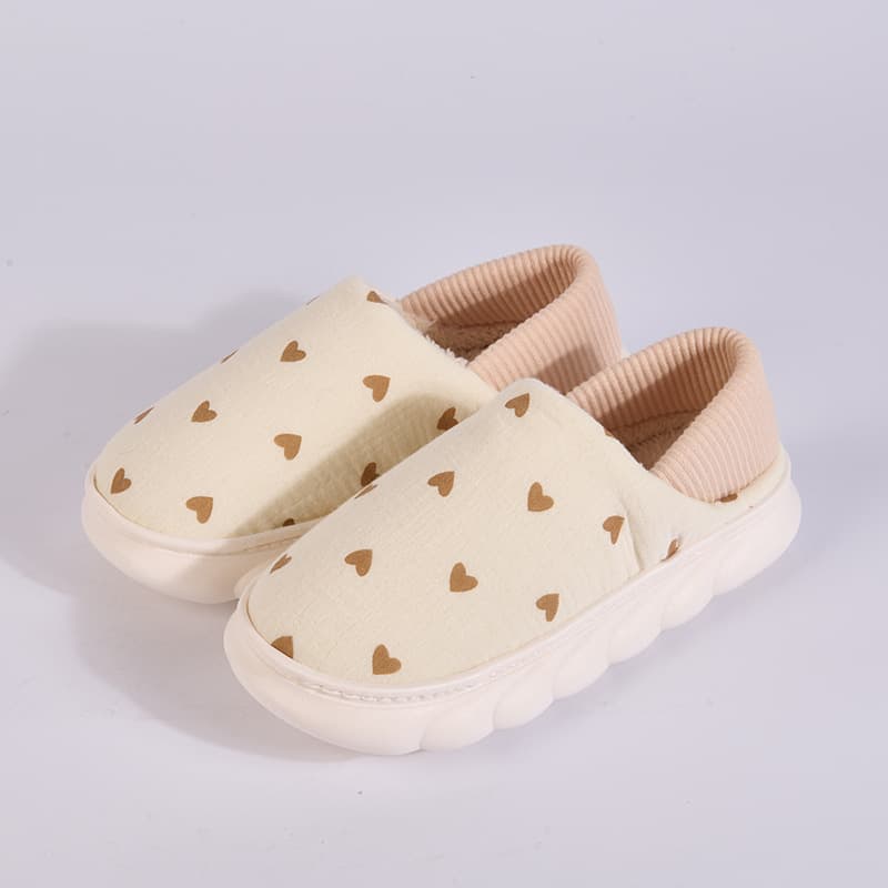 Postpartum Slippers for Spring and Autumn, Cotton Maternity Confinement Slippers, Closed Heel, Non-Slip, Soft Sole, Postpartum Maternity Slippers, Autumn and Winter Fleece-Lined Shoes
