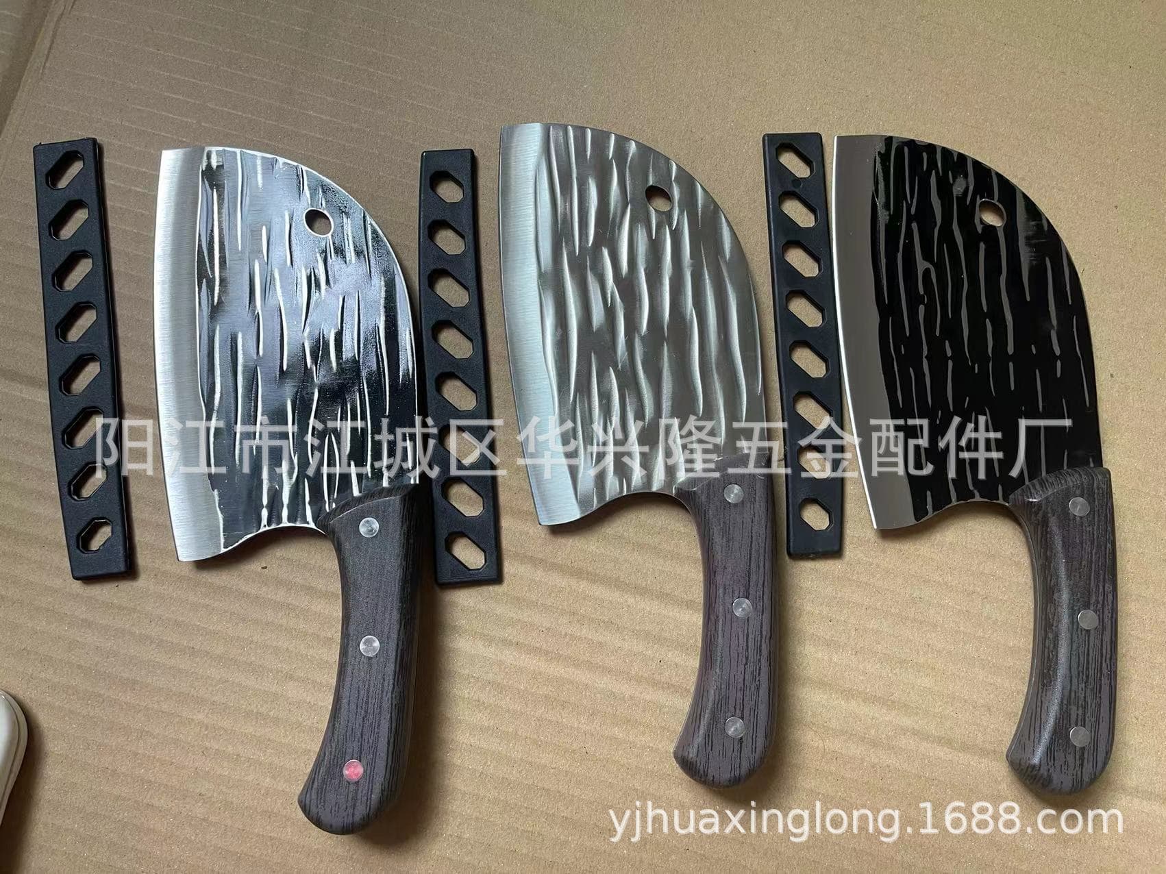 Fish Head Knife, Stainless Steel Hand-Forged Kitchen Knife, Sharp Vegetable Knife for Home Use, Chef Slicing Knife, In Stock