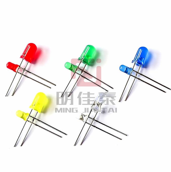 5mm/3mm LED LEDs, Red/Orange/Yellow/Green/Blue/White Colored LEDs