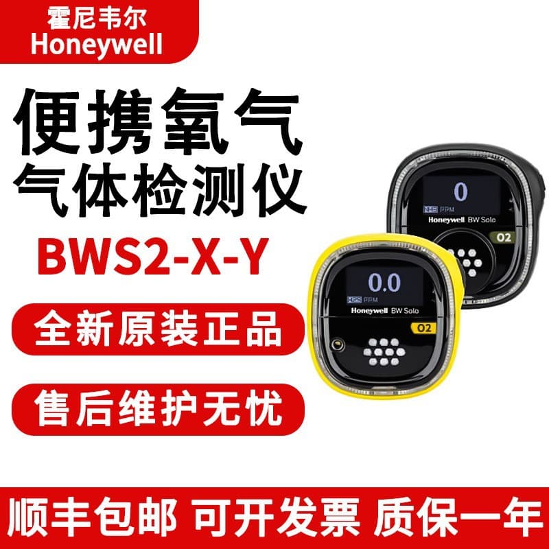 BW Solo BWS2-X-Y Portable Oxygen Carbon Monoxide Hydrogen Sulfide Gas Detector