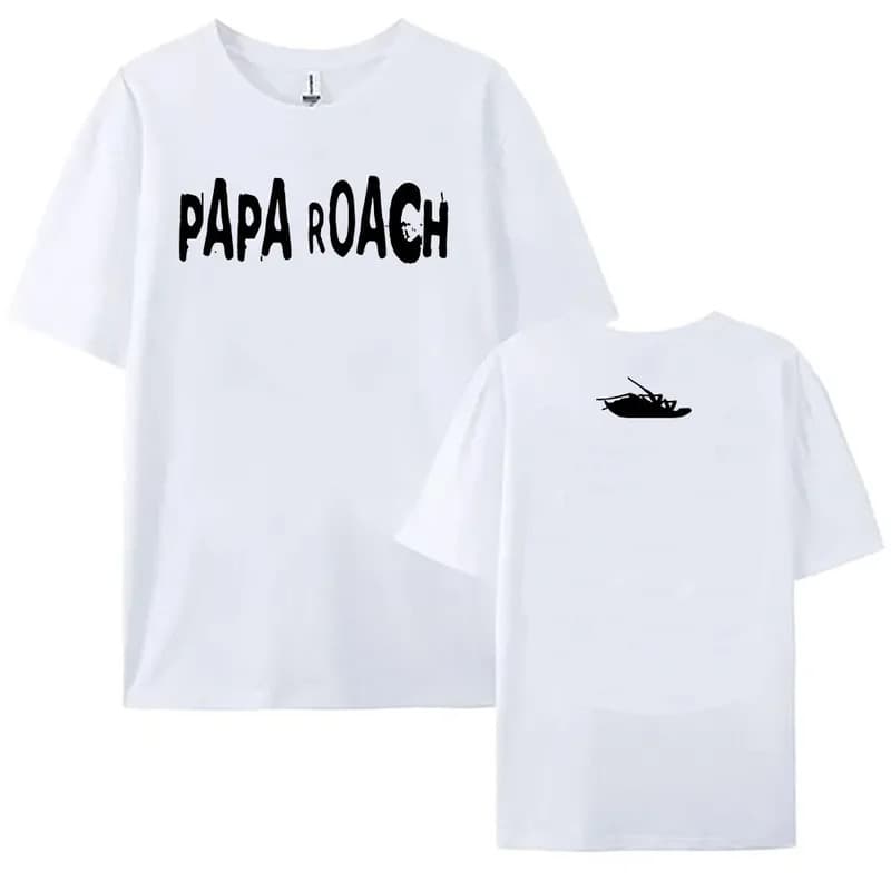 [Cross-border EU Size] Cotton Summer Tees PAPA ROACH Heavy Metal Band