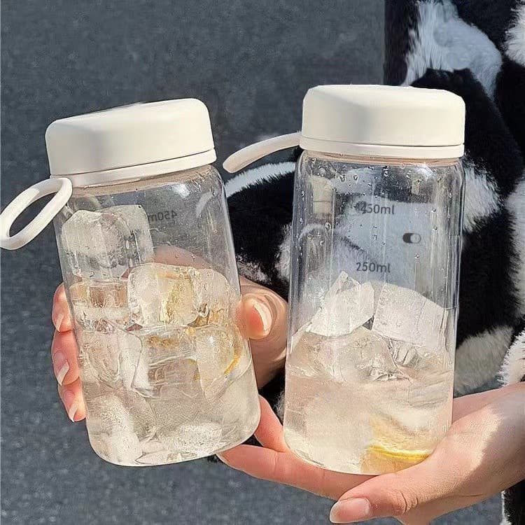 Portable Water Cup for Girls with Tea Infuser, Shatterproof Plastic Student Compact Tumbler Wholesale