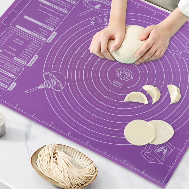 Kneading mat, rolling pin mat, dough baking tool supplies, household rolling and dough mat.
