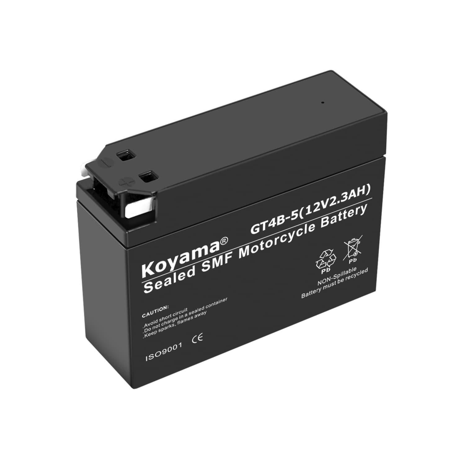 KOYAMA 12V 2.3AH Maintenance-Free Lead-Acid Battery GT4B-5