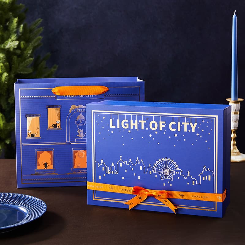 2026 Christmas gift box packaging box Ping An fruit apple box gift water cup gift box hot stamping empty box souvenir