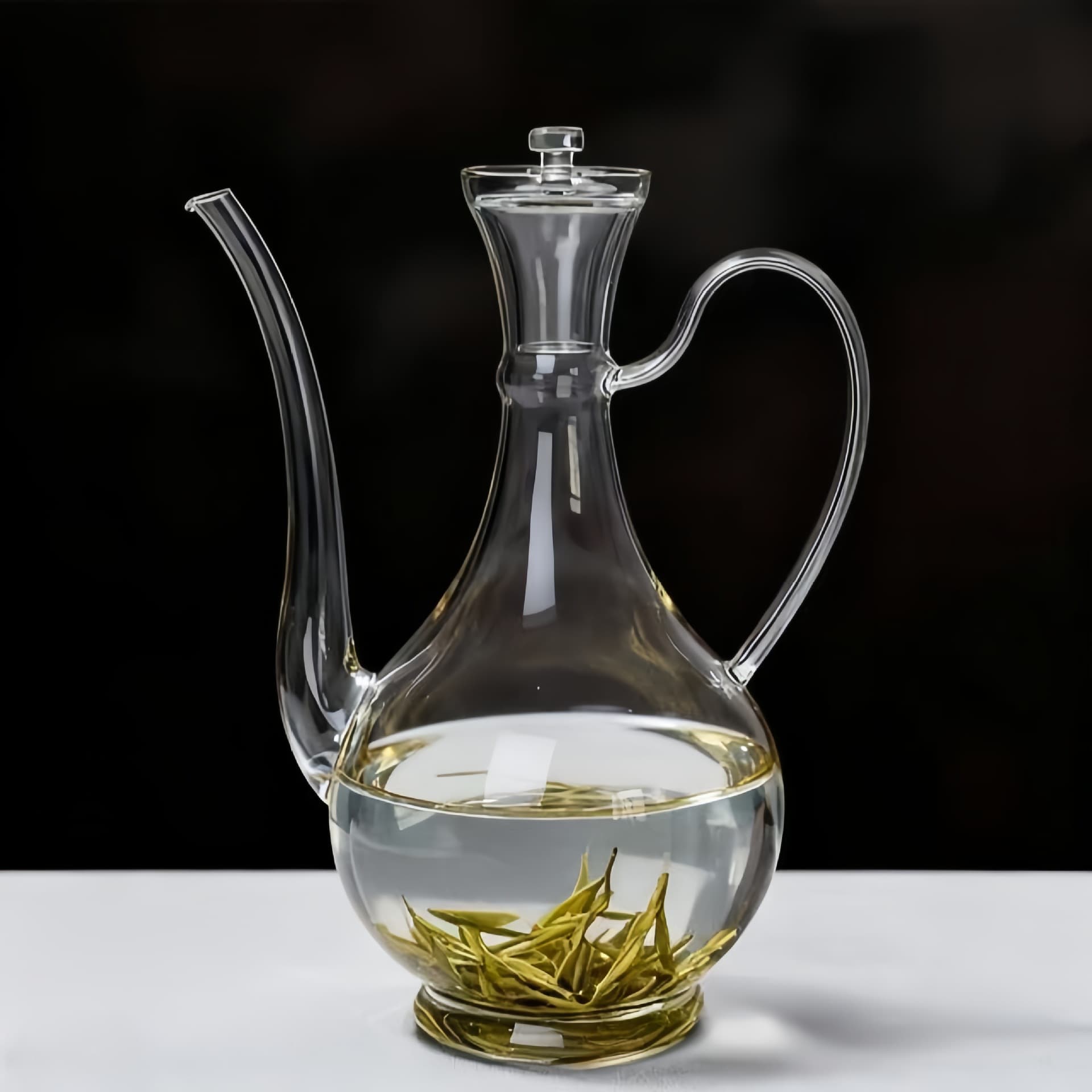 Imitation Song Dynasty heat-resistant high borosilicate glass teapot, sake kettle, water filling kettle, decanter, boiling flower teapot, kettle