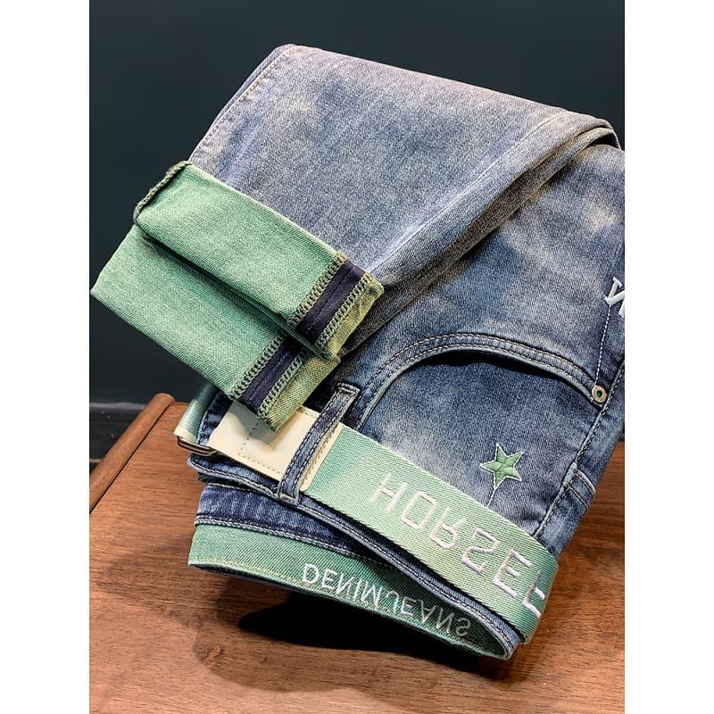 Men's Jeans 2025 Spring/Summer Thin Stretch Ankle Pants High Quality