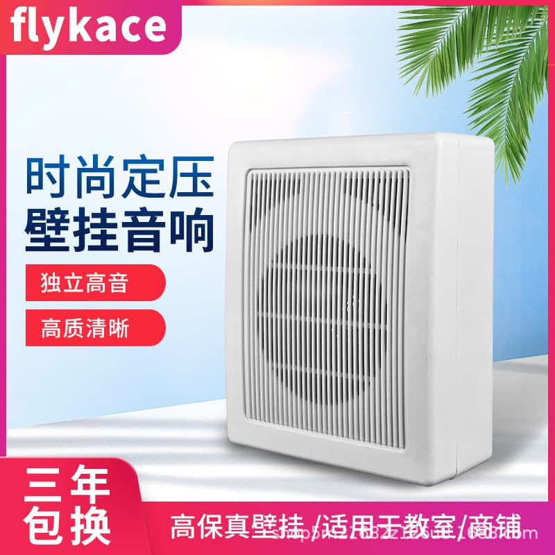 Flykace WS-621 Wall-Mounted Speaker, Wall-Mounted Audio, Broadcast Sound System, School, Store Use Audio