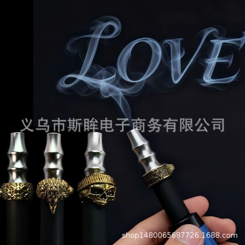 Al Fakher Hookah Mouthpiece Portable 304 Stainless Steel Tip Bar Hookah Mouthpiece Shisha