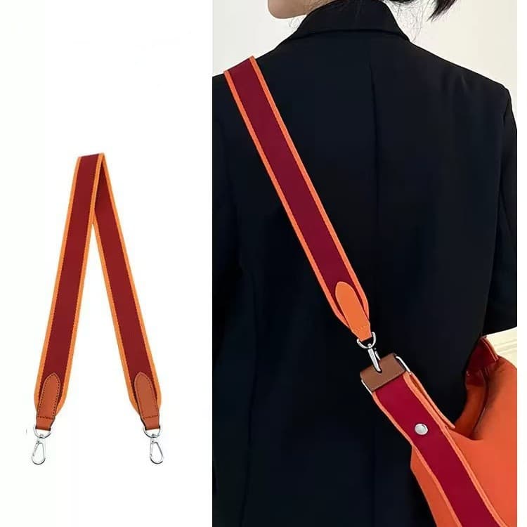 Factory Direct Hermes Lunch Box Bag Conversion Shoulder Strap Canvas Bag Woven Crossbody Shoulder Bag Strap Accessories