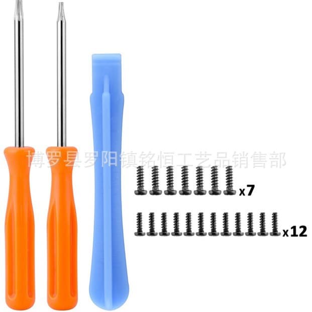 XBOX360 wired/wireless controller T8 with hole Torx screwdriver; PS3 folding tool