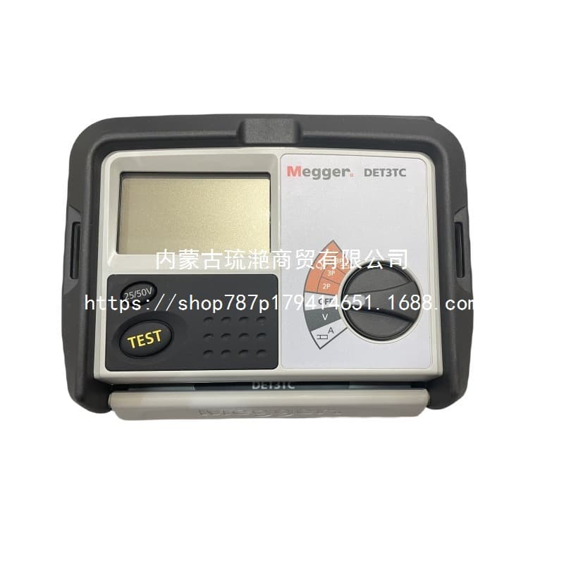 MEGGER DET3TC Ground Resistance Tester, Three-Electrode Ground Resistance Tester, Genuine Product from the UK