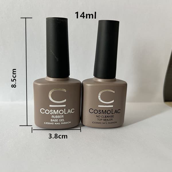 Foreign Trade Russia 14ML Cosmolac Rubber Base / No Cleanse Top Coat