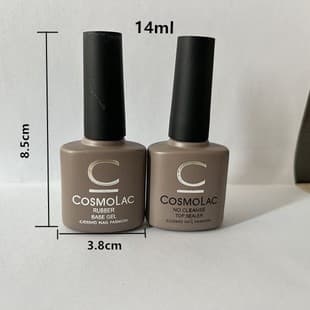 Export to Russia 14ML Cosmolac Rubber Base / No Cleanse Top Coat