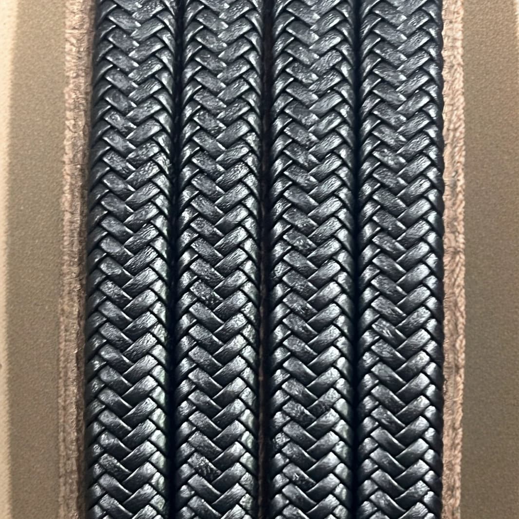 DIY Multi-Strand Braided PU Bracelet Core-Wrapped PU Leather Cord Japanese Korean Foreign Trade Popular Wristband Hand Strap Bracelet PU Faux Leather Cord
