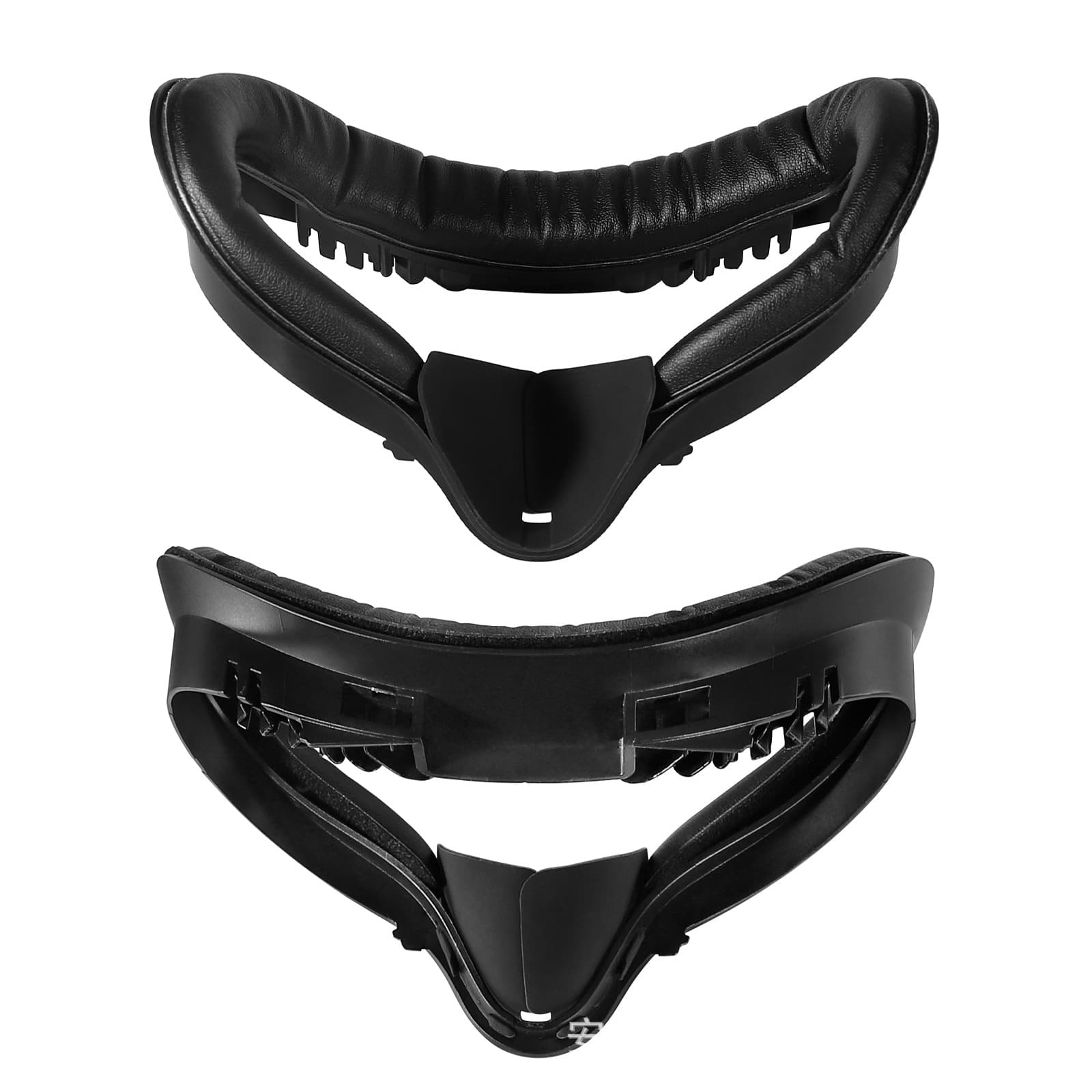 Compatible with Oculus Quest 2 Accessories Replacement Face Cover Leather Eye Mask Light-Blocking Face Cover Breathable VR Wide Glasses