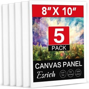 Oil Painting Board Temu Best Seller 3mm Canvas Board Pure Cotton Canvas Board DIY Painting Oil Painting Board Portable