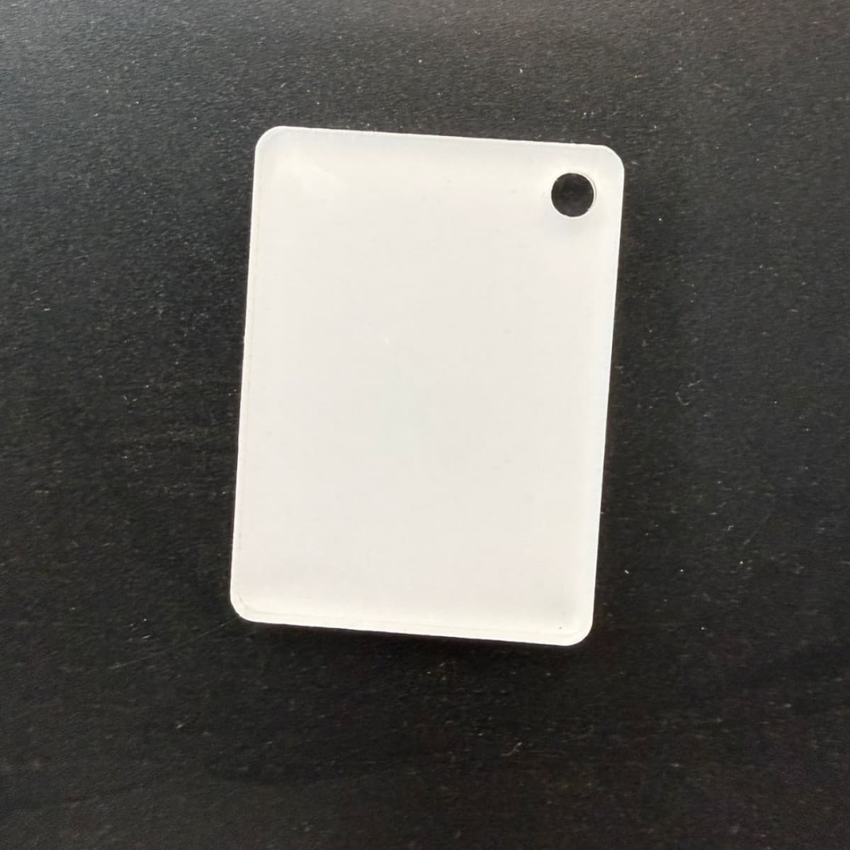 Hot Sale Heat Transfer Acrylic Coated Blank Consumables Acrylic Single-Sided Printing DIY Keychain Sublimation