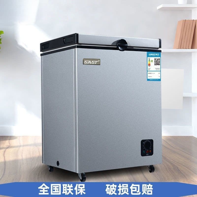 Compact Freezer Household Commercial Large Capacity Mini Horizontal Freezing Refrigerated Single Door Low Temperature Direct from Factory