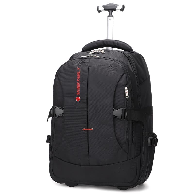 Swiss Army Knife Trolley Backpack Factory Wholesale Backpack Large Capacity Business Travel Luggage Bag Printed Logo