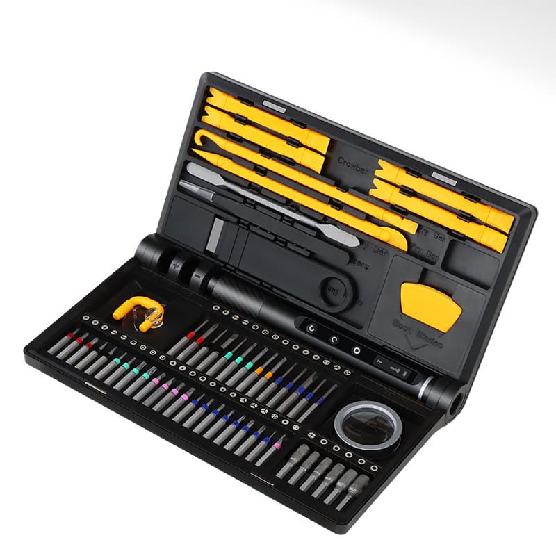 Hand-automatic mobile phone computer laptop disassembly and repair rechargeable electric screwdriver set pry bar multi-batch