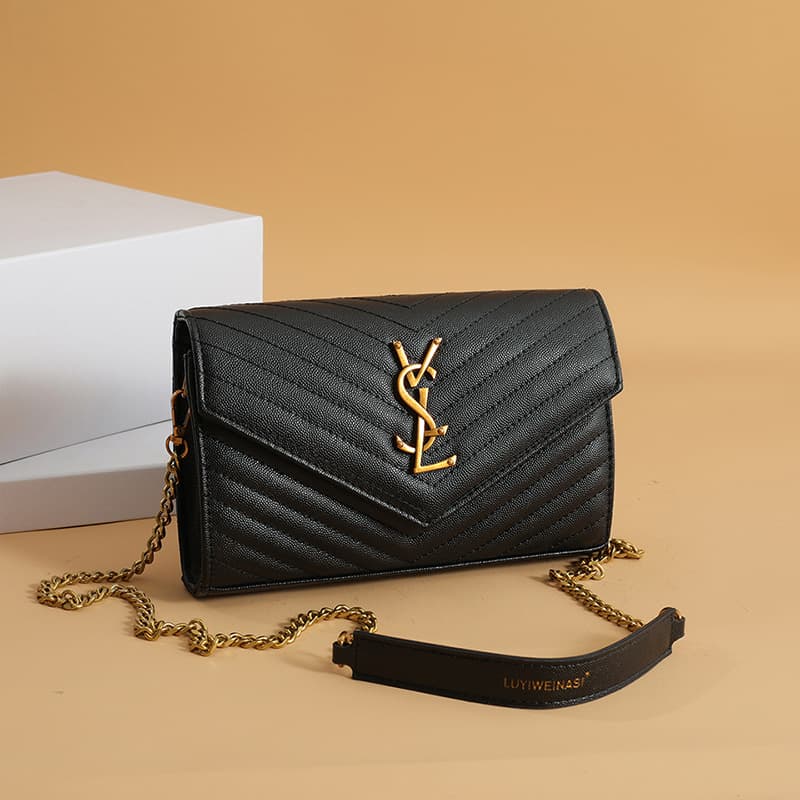 Premium Women's Bag 2026 New Style Chanel-Inspired Quilted Chain Bag Envelope Bag Versatile Fashion Shoulder Crossbody Bag