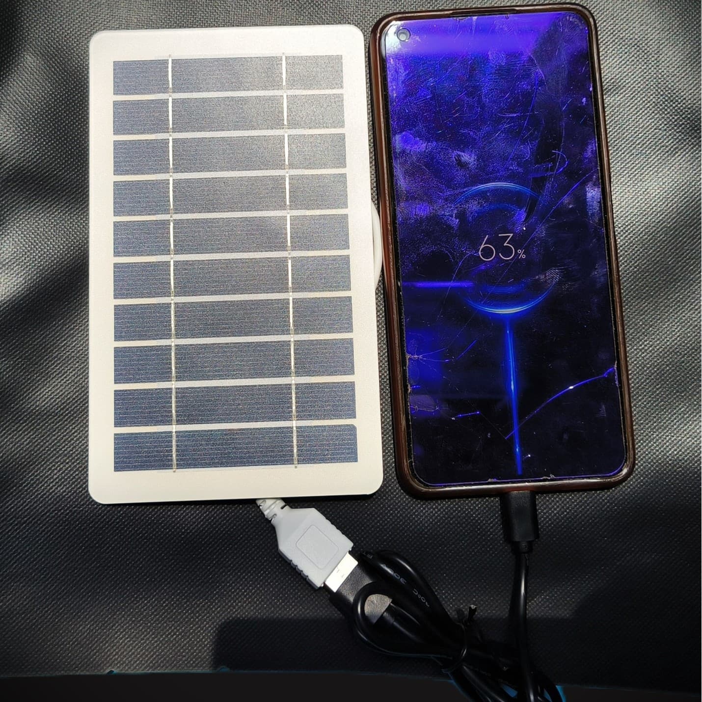 Cross-border solar panel mobile phone charger USB interface outdoor flexible photovoltaic panel with cable power generation board small