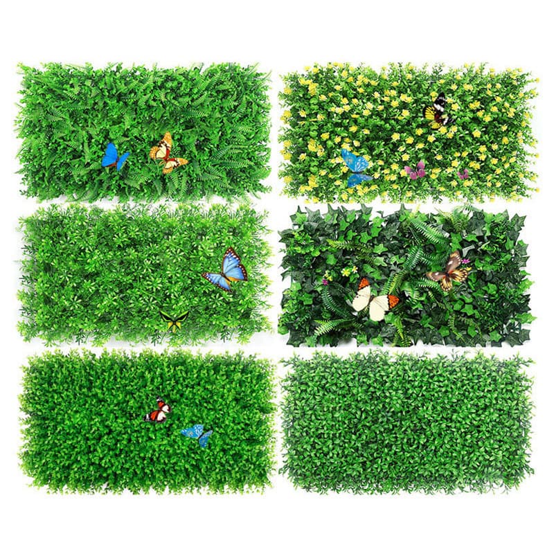 Lawn green plant wall plastic turf decoration green lawn floral background plant wall artificial fake lawn