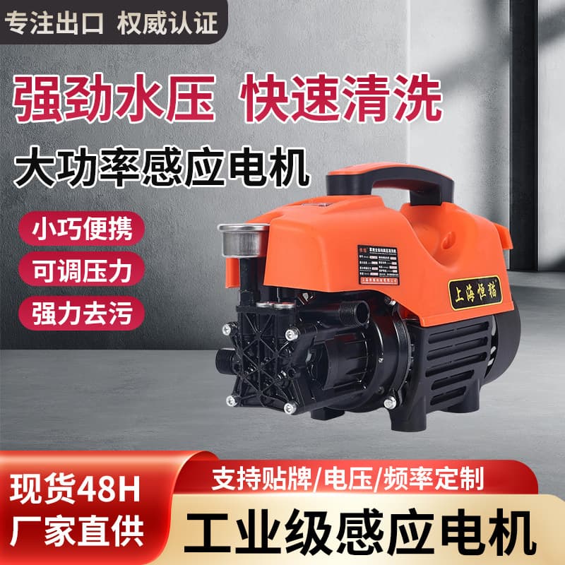 High Pressure High Power 220V Automatic Car Cleaning Machine Portable Handheld Car Washer Industrial Grade Car Wash Water Pump