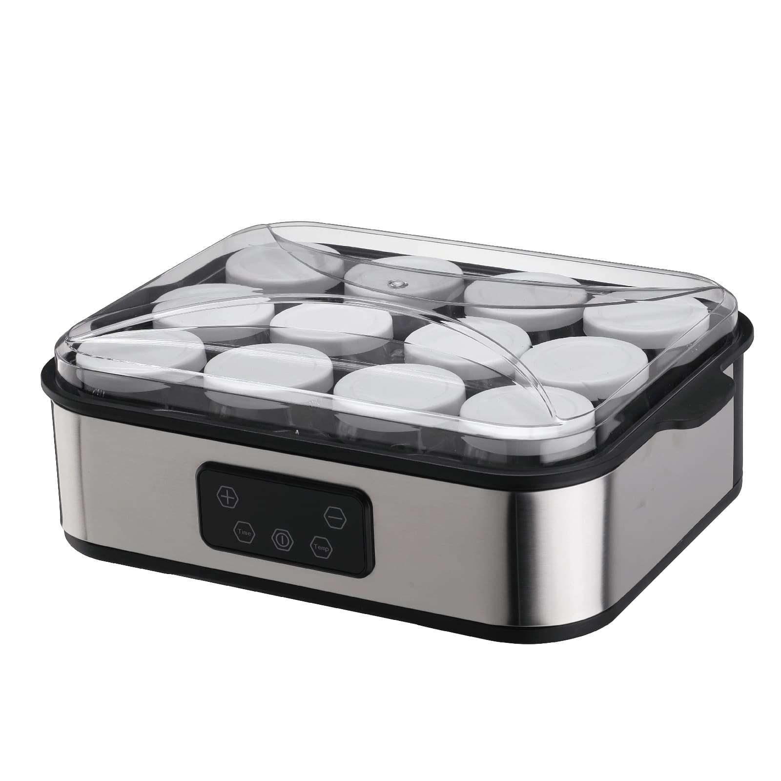 12-Cup Yogurt Maker for Yogurt, Jam, Ice Cream, Yogurt Pudding, Breakfast Yogurt Fermenter for Cross-Border Use