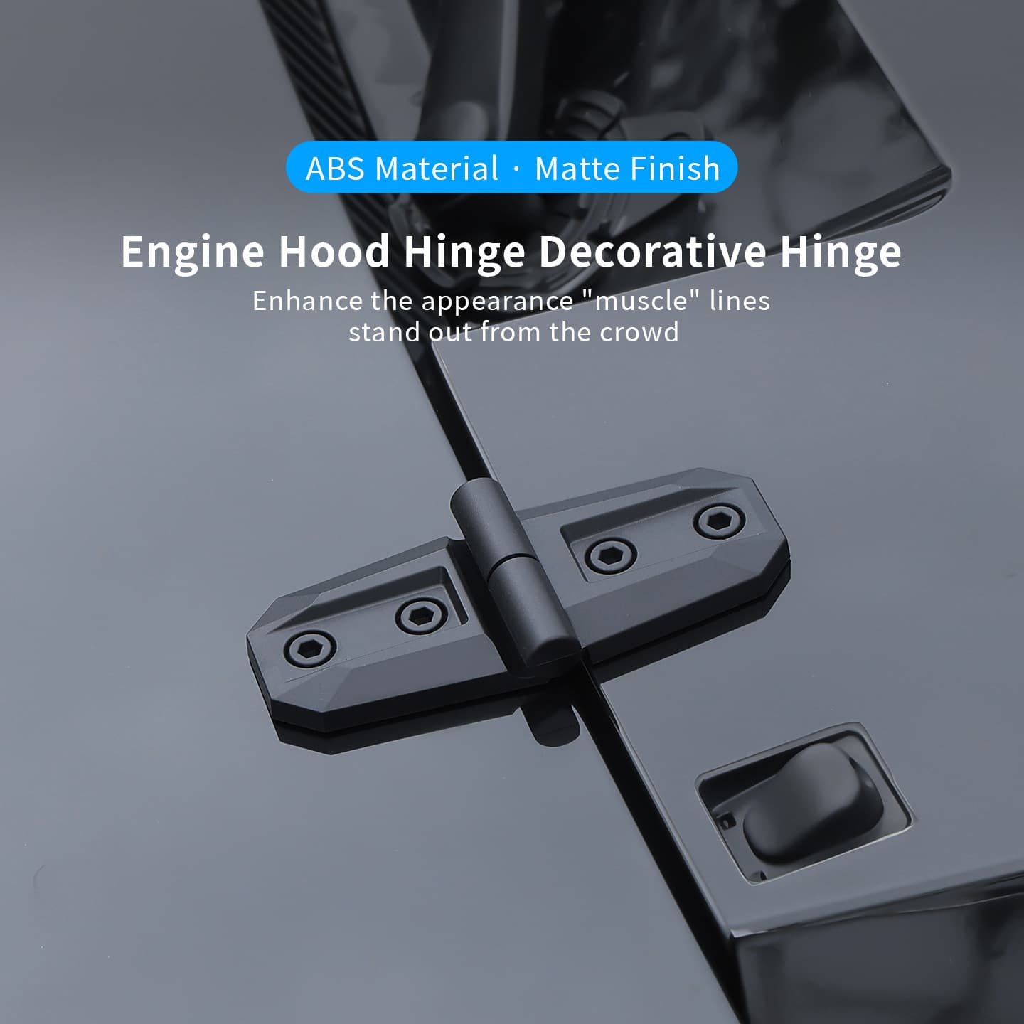 Foreign trade specializes in automotive off-road engine hood fenders, hinges, exterior accessories, modified door and tailgate decorative stickers