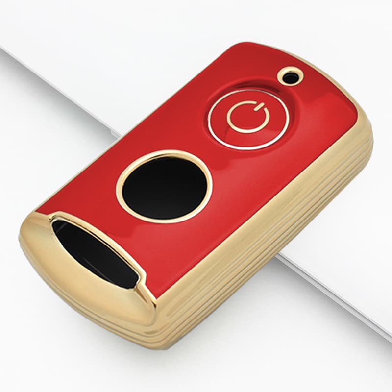 Motorcycle Key Cover Suitable for Yamaha YAMAHA/NMAX155 Car Key Protective Shell Cover Simple Style TPU Material