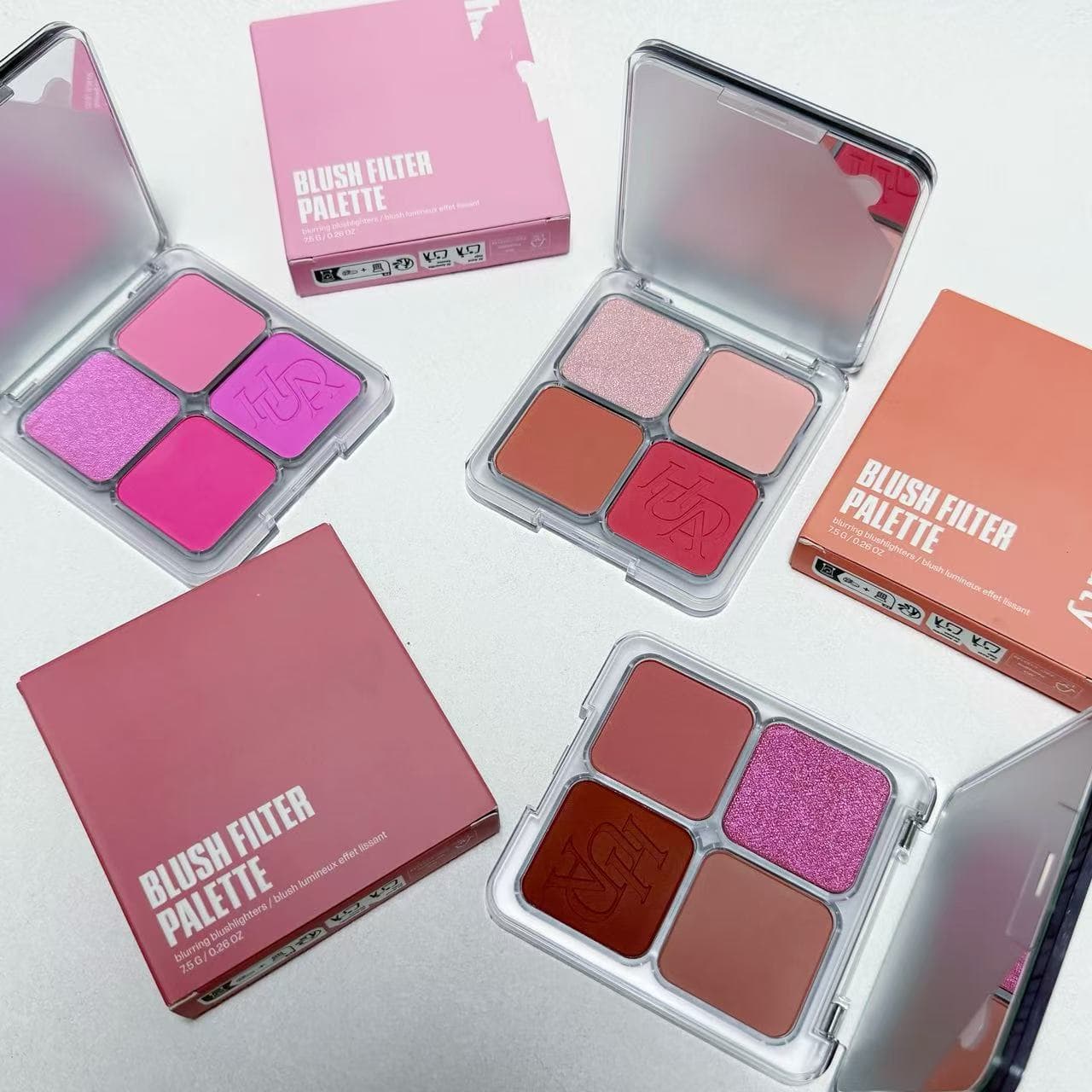 [Cross-Border Exclusive] Huda Beauty Blush Filter Matte Soft-Focus 4-Color Blush Palette
