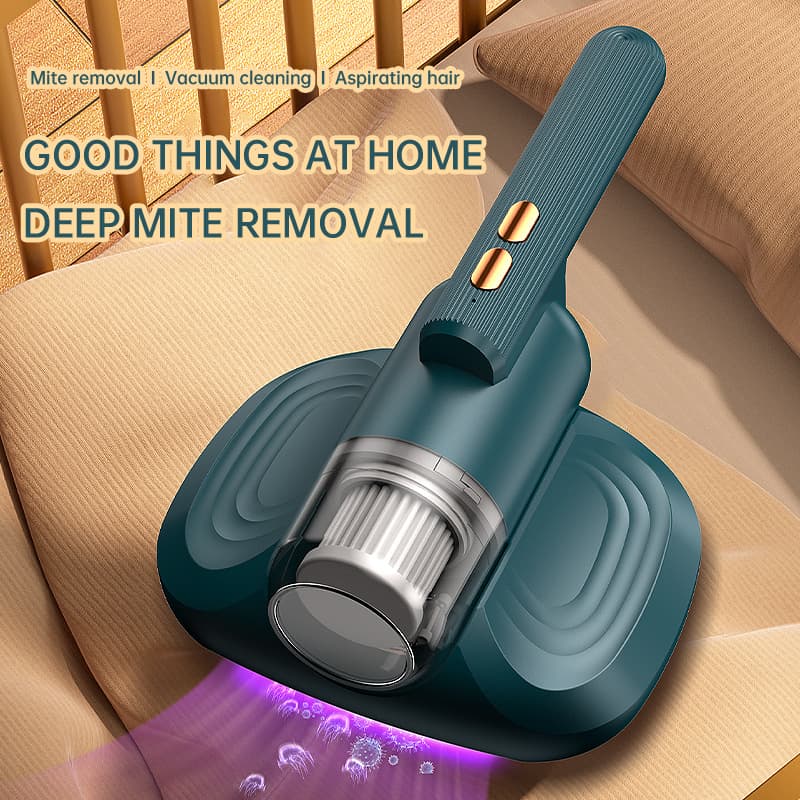 Handheld Small UV Light Fungus Eliminator Wireless Dust Vacuum Cleaner Portable Bedding Mold Remover Air Purifier Home Use