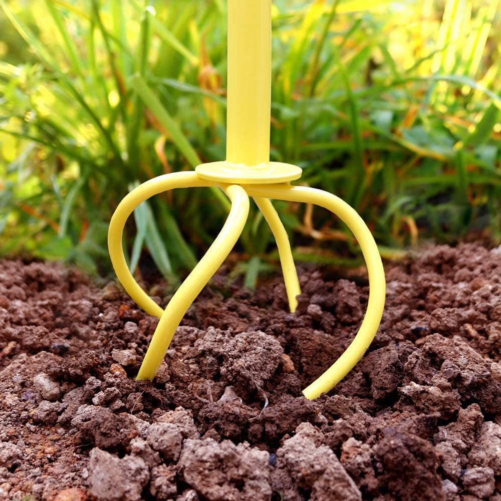Garden soil grabber, Amazon's hot model, lawn aeration hole drill, garden loosening tool, hole drilling tool, oxygenation tool
