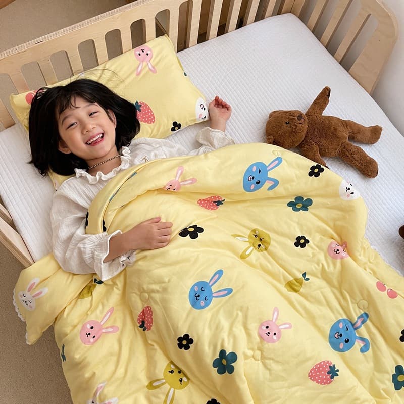 Knitted Cotton Summer Quilt Soybean Fiber Air Conditioning Blanket Summer Blanket Autumn Winter Quilt Spring Autumn Quilt Core Soybean Fiber Blanket for Kids and Adults