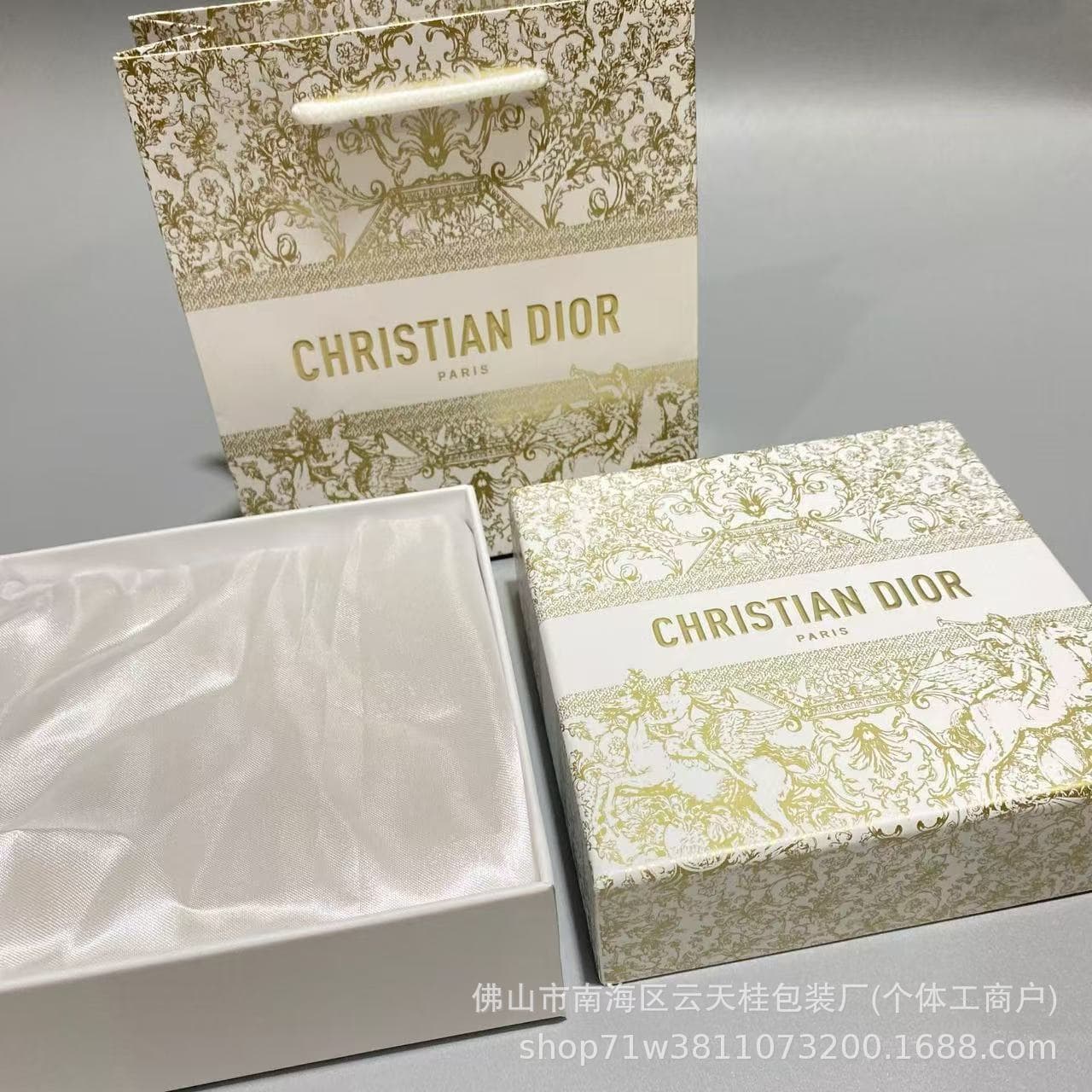 Golden logoD Home 50ml/100ml Huayang/Wilderness Perfume Lipstick Lipstick Lip Glaze Packaging Gift Empty Box Gift Bag